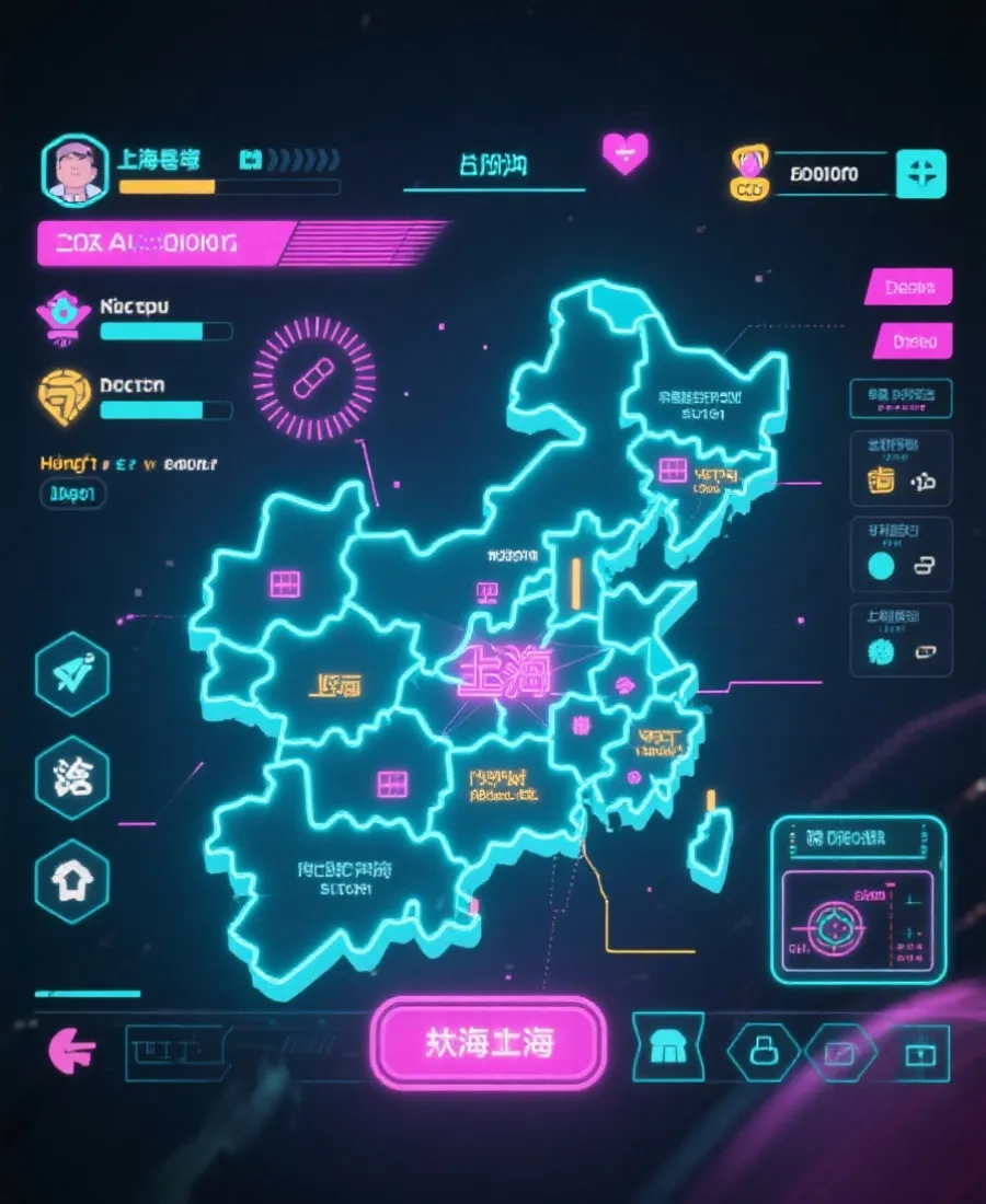 游戏UI与地图展示